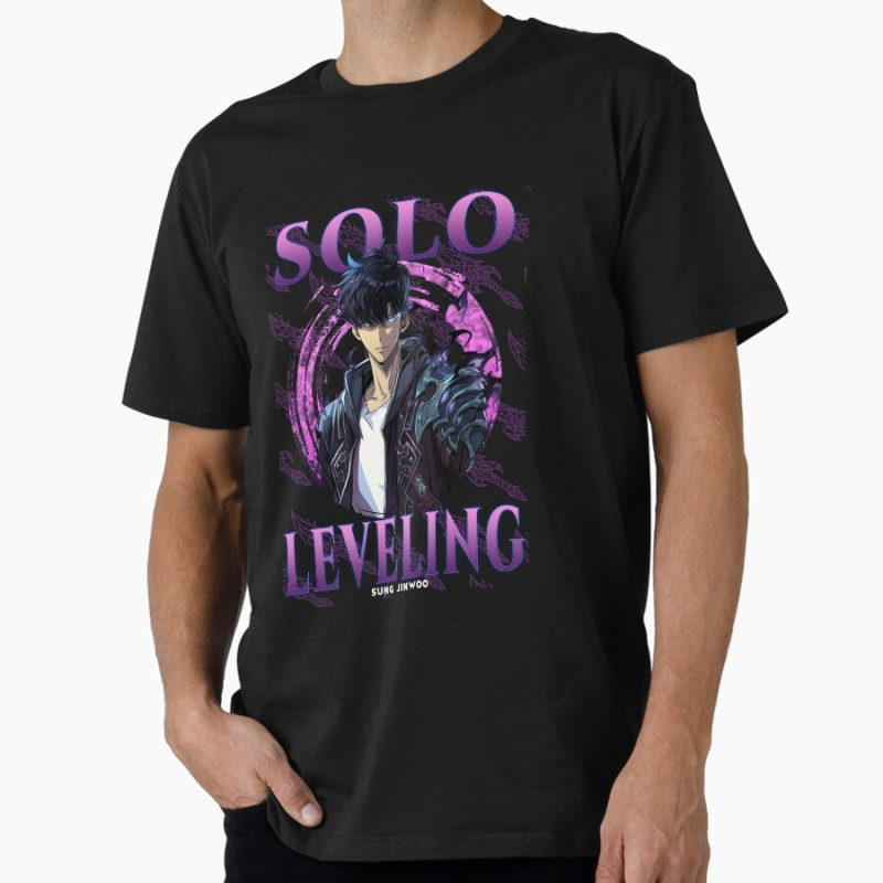 Anime Merchandise Solo Leveling - Solo Leveling - Maglietta regalo anime