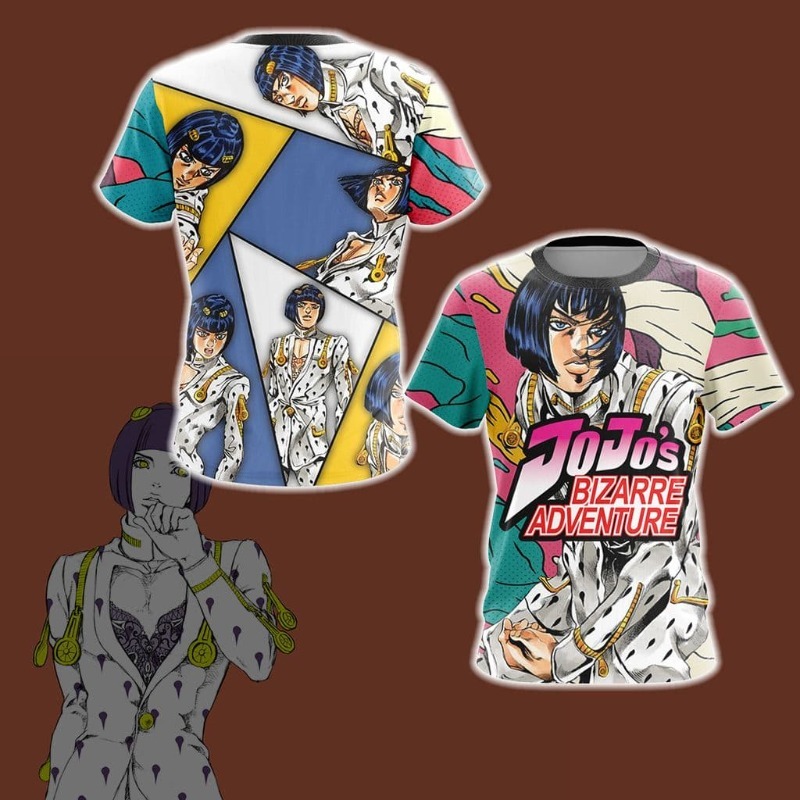 Anime Merchandise T-Shirts - Nuova Maglia a Tema Bruno Bucciarati
