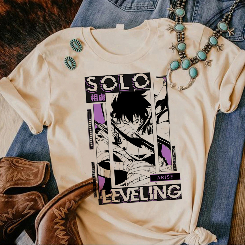 Anime Merchandise Solo Leveling - Solo Livellamento t-shirt donna Grafica harajuku