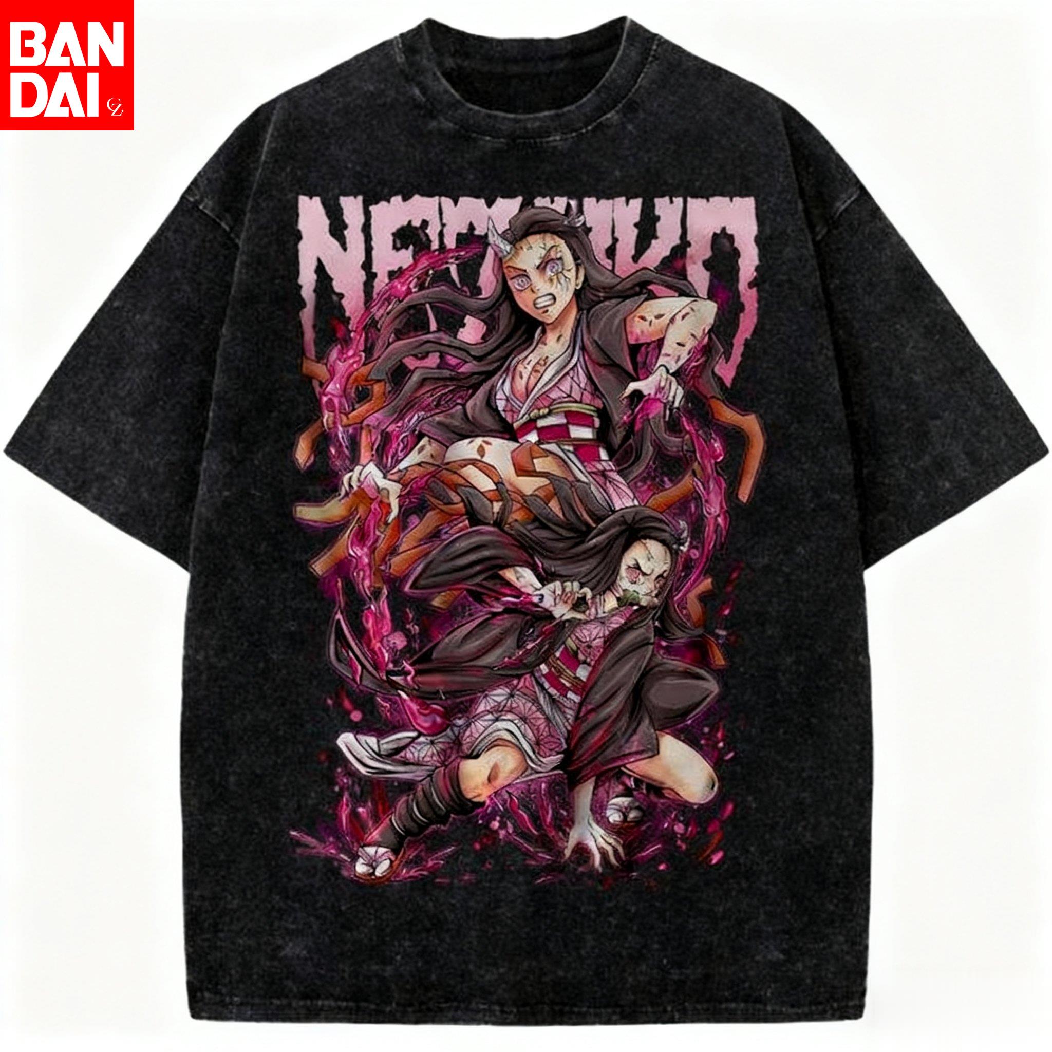 Anime Merchandise Demon Slayer - T-shirt Grafica Anime Giapponese Demon Slayer
