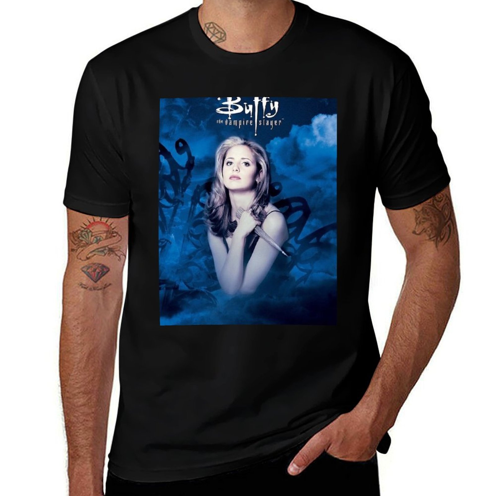 Anime Merchandise T-Shirts - Buffy Merchandise T-shirt maglietta anime maglietta