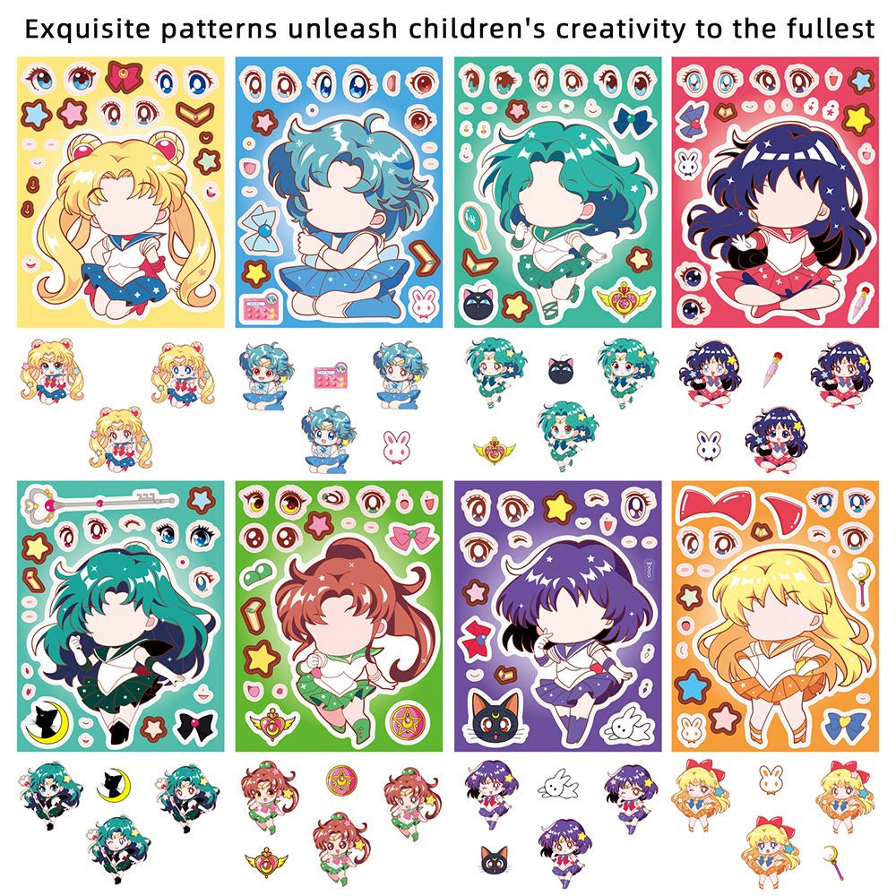 8/16 Pezzi Adesivi Puzzle Camb - Anime Merchandise Posters recensione e prezzo