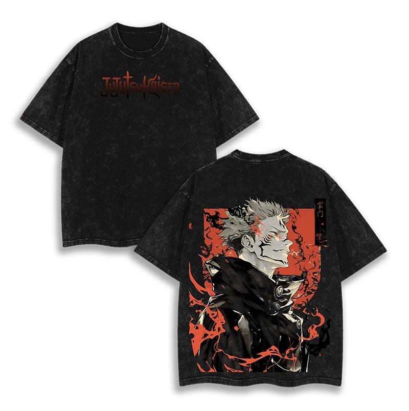 T-shirt lavata stampata con mo - Anime Merchandise For Women recensione e prezzo